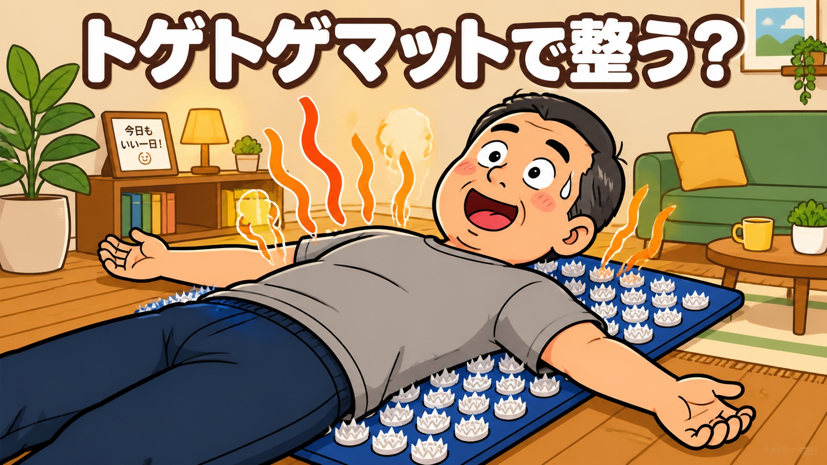 指圧マットの効果は嘘？サウナ好きが激安トゲトゲマットを本音レビュー